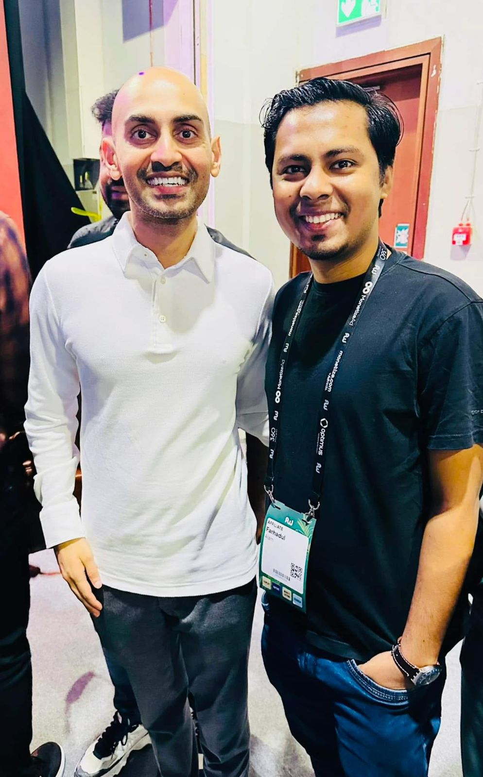 Farhadul Alam with Neil Patel